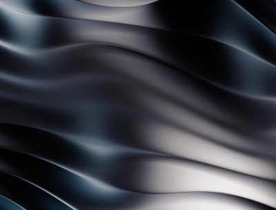 3D render of an abstract background with smooth waves of silver and dark grey colors in an elegant design at high resolution, high quality, and with high detail and sharp focus from a studio photography stock photo with professional color grading and clean, sharp focus with soft shadows. --ar 128:97