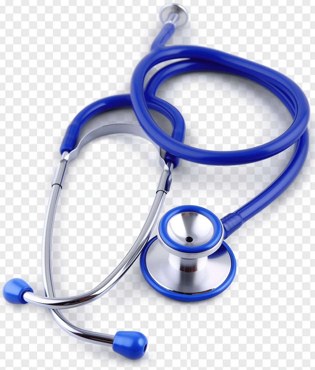 Stethoscope, Blue St慢_CUDA stProtocall with white background png