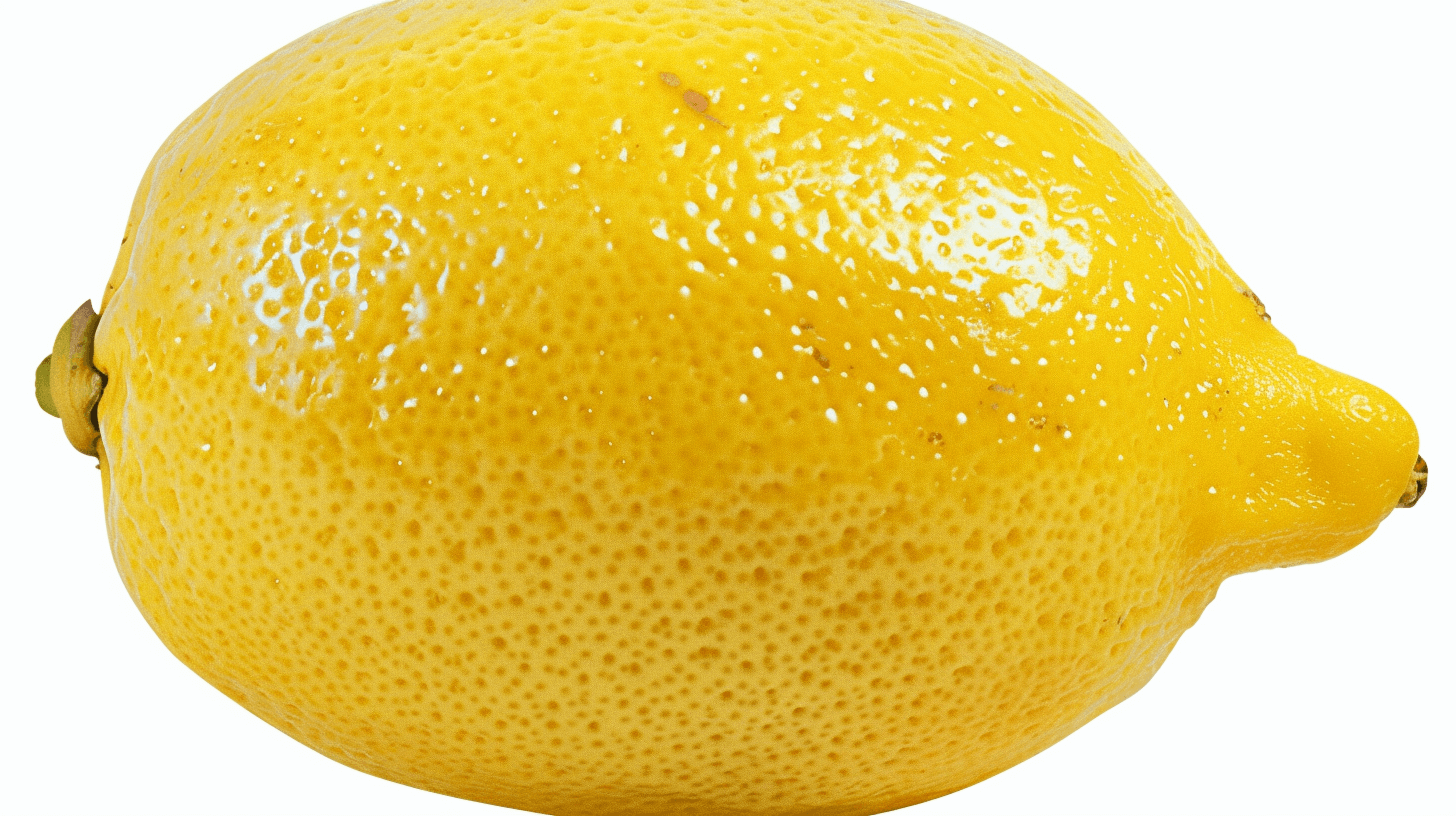 lemon, isolated on white background, high resolution photography, realistic photo, stock photo