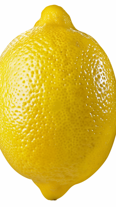 Lemon, yellow lemon with texture and natural skin details, no shadow effect, isolated on white background, high resolution photography, insanely detailed, fine details, stock photo quality