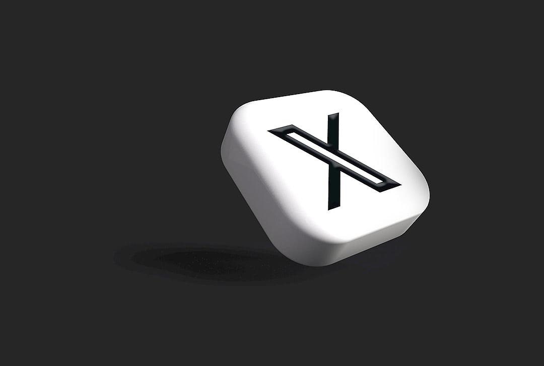 3D render of a white runic symbol on a solid black background, with a simple design using white and grey colors in a playful style with light and shadow. Suitable as a UI icon, app element, or game art in the style of a clean yet atmospheric design.