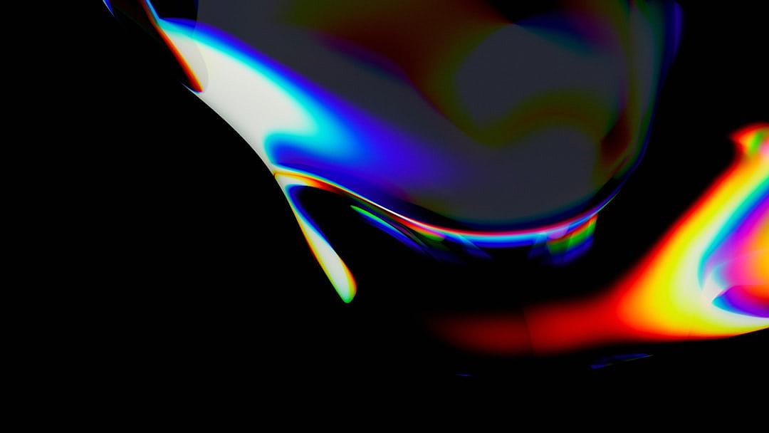 A black background with rainbow light shining on it, a digital art piece in the style of artist [Wong Kar-wai](https://goo.gl/search?artist%20Wong%20Kar-wai), fluid photography, experimental lighting, color photo, high definition.