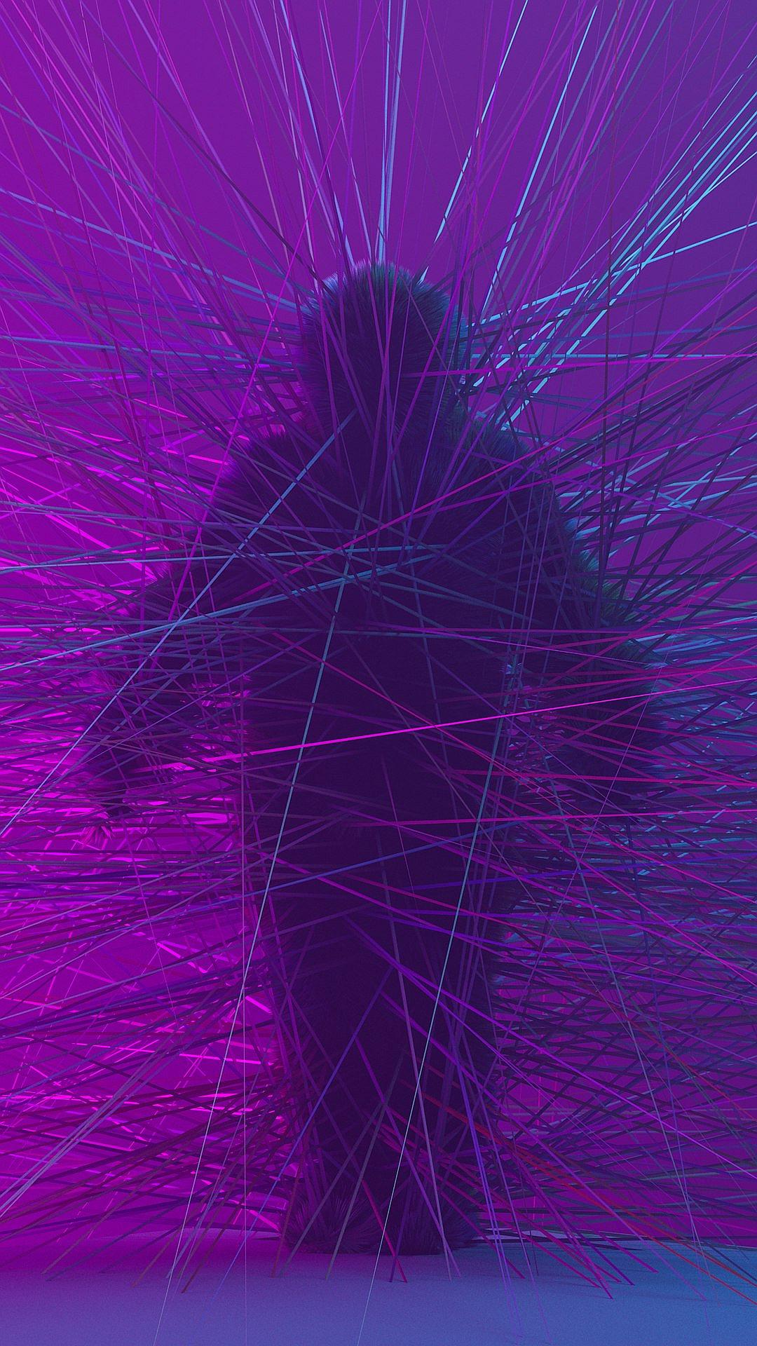 A person surrounded by purple and blue lines, a body made of wire in the style of digital art techniques. Fluid photography in light white and dark magenta, installation-based, glitchy art covered with wires, a masterpiece of visual energy with no background. Hyperrealistic, hyperdetailed and hypercolorful with volumetric lighting and sharp focus in a wide angle style.