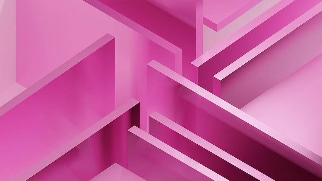 Pink background with geometric shapes and shadows, in the style of pink abstract background, pink background, pink geometry background, pink background with geometric elements, in the style of pink geometric background, pink background with geometric elements, in the style of pink geometric background, pink geometric design