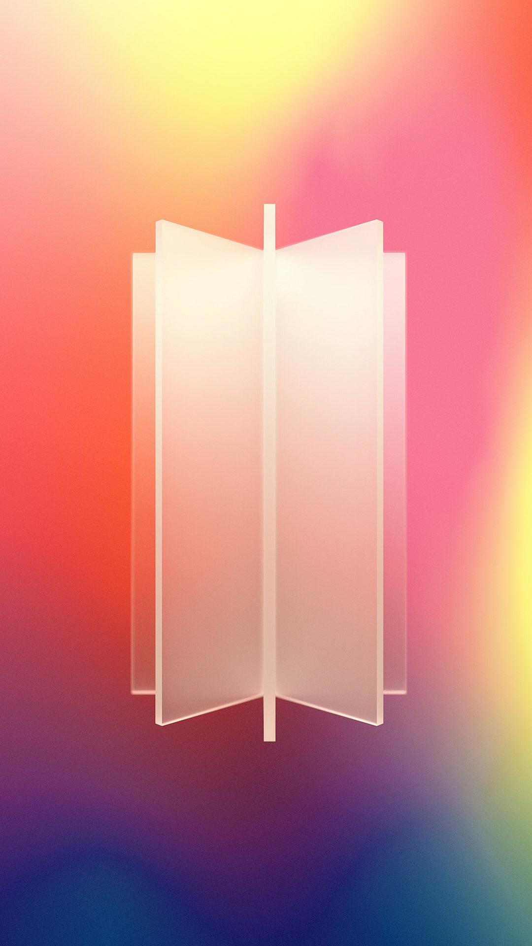 A simple, minimalistic book icon made of frosted glass with a gradient background in the style of Apple design. The colors should be vibrant and colorful. There is an open blank space for text on one side of it. It has sharp edges and is floating in midair. This could represent reading or writing something new.