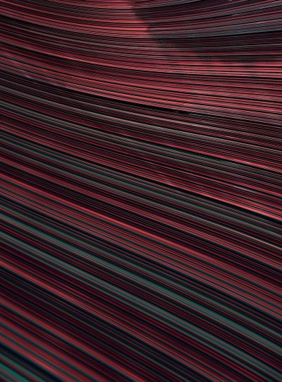 Abstract background with red and dark green lines, gradient, high resolution, Canon R5, 30mm lens, f/2.8, ISO 400, photograph in the style of hyper realistic, hyper detailed