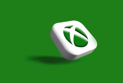 3d icon of the xbox logo on green background, white color and high contrast, octane render, blender style, no shadows, simple, minimalistic, white