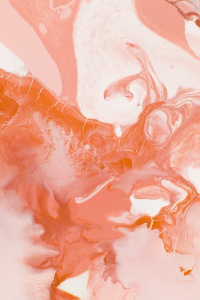 abstract peach and white paint background, light pink, fluid organic shapes, close up, hyper realistic --ar 85:128