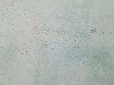 Light blue, grayish white and light green concrete wall background with small cracks and speckles. The surface has a rough texture that adds depth to the overall composition. This backdrop is suitable for various design projects as it provides an industrial yet elegant look.