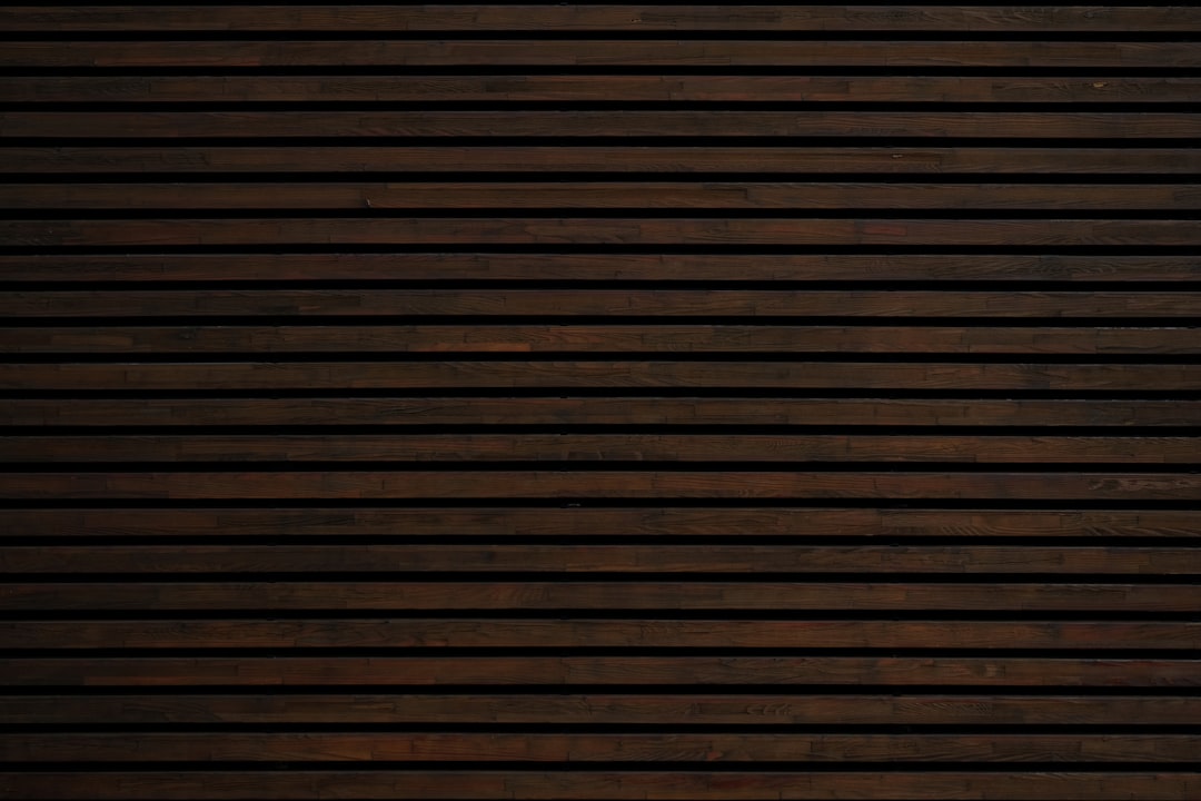 Dark brown wooden slats background, dark, modern, minimalist, high resolution, high detail, high quality –ar 128:85