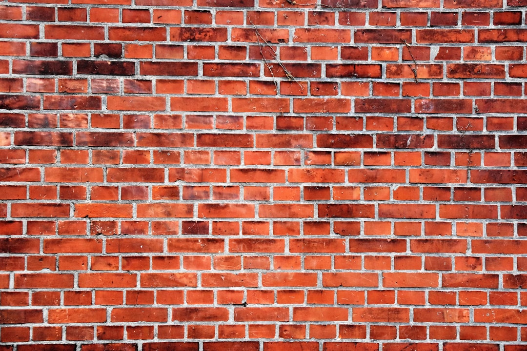 Red brick wall background with texture and copy space, –ar 128:85