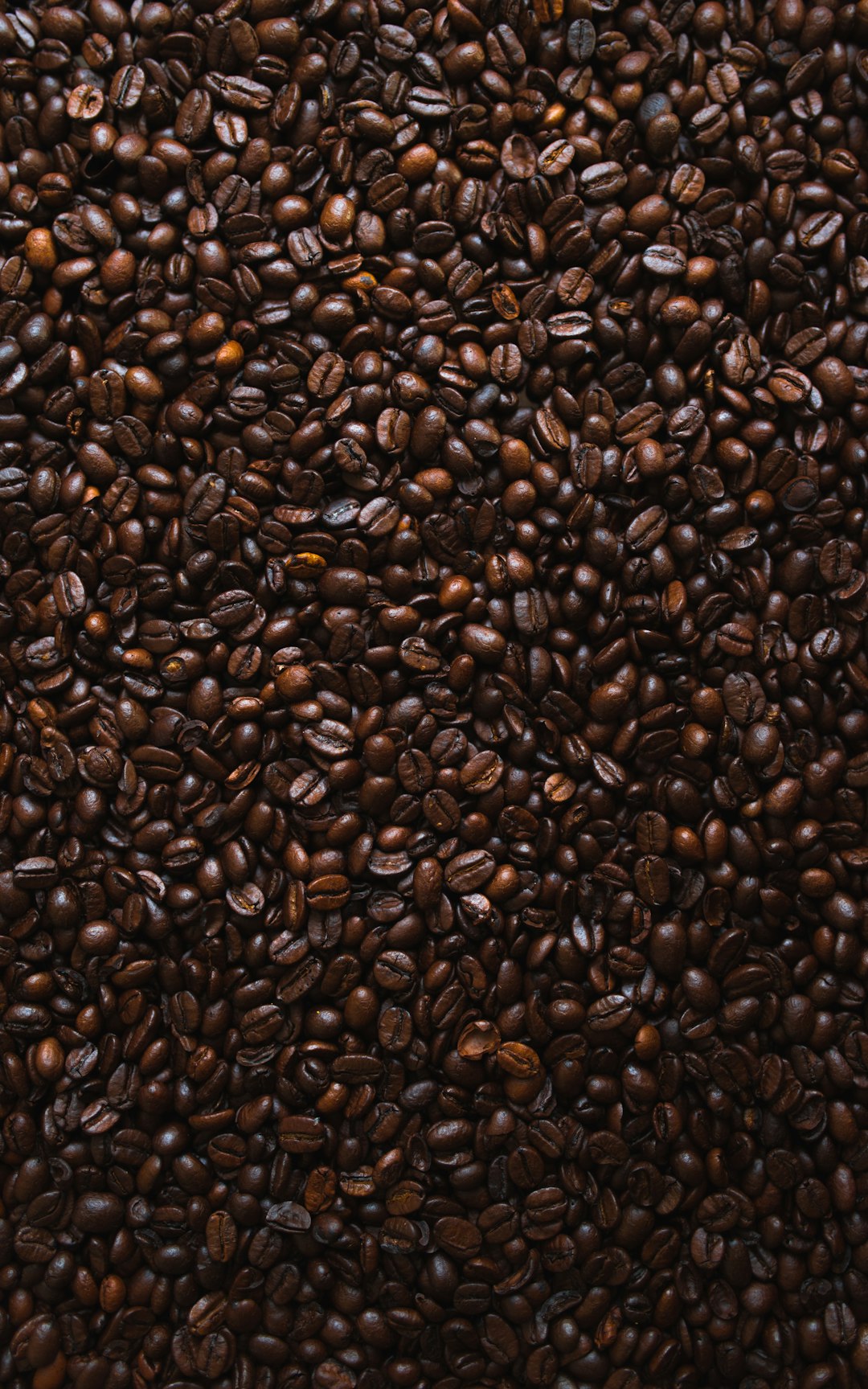 coffee beans background, top view, close up, product photography, shot in the style of canon r5d3 –ar 5:8