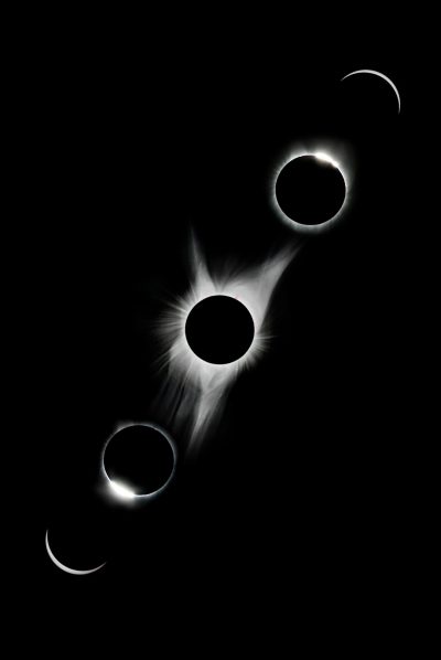 Three total sun [Sophie Blackall](https://goo.gl/search?artist%20Sophie%20Blackall) style for an iPhone wallpaper, solar eclipse, totality of the three moons visible in black sky, total andr� blackjack suns. --ar 85:128