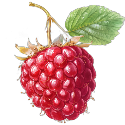 realistic drawing of an isolated raspberry on a black background, pastel colors, delicate watercolor in the style of [Richard Scarry](https://goo.gl/search?artist%20Richard%20Scarry), high detail, clean sharp focus, no contrast, soft shadows, studio lighting