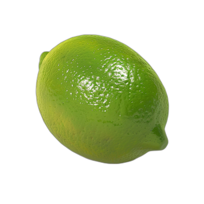 3d render of lime on black background, blender rendering, high resolution photography, high details, hyper realistic