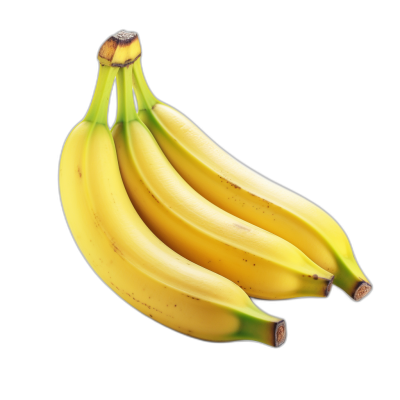 A bunch of bananas, 3d rendering, black background, c4D style, OC renderer rendering, super realistic, super detailed, super clear details, super high resolution, super high definition