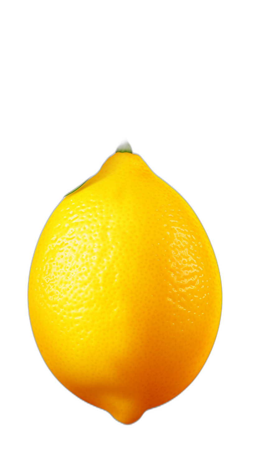 lemon, black background, high resolution digital photography using soft lighting, highly detailed and realistic, colorful, vibrant