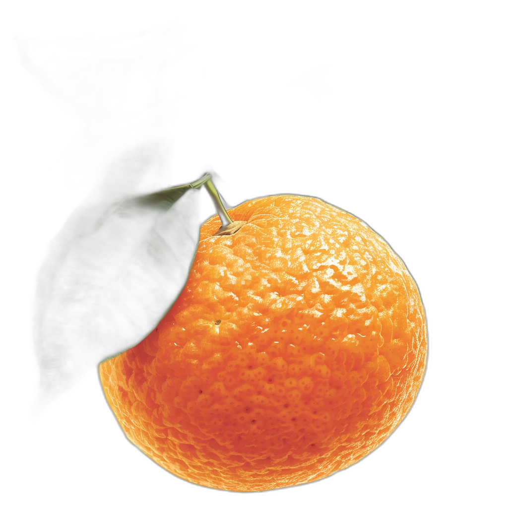 An orange with the peeling skin being pulled off of it, black background, in the style of [David LaChapelle](https://goo.gl/search?artist%20David%20LaChapelle) and [Ralph Steadman](https://goo.gl/search?artist%20Ralph%20Steadman).