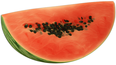 A slice of watermelon, hyper realistic, in the style of high resolution, high definition.