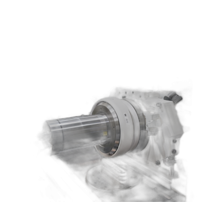 product photography of machine tool reooler, on black background, with reflection and lighting effects, closeup, high resolution, high detail, hyper realistic