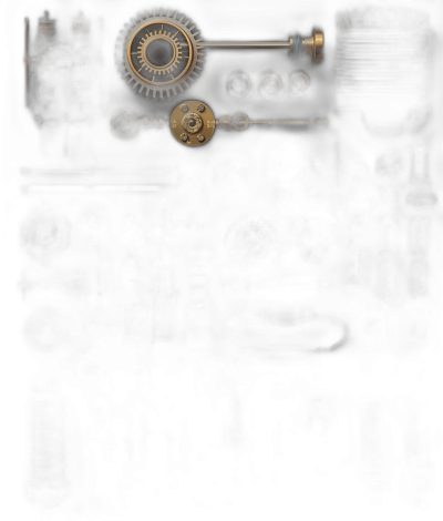 Dark background, simple steampunk gears and cogs in the top left corner, brass color scheme, hyper realistic style, digital art, high resolution, no text or letters