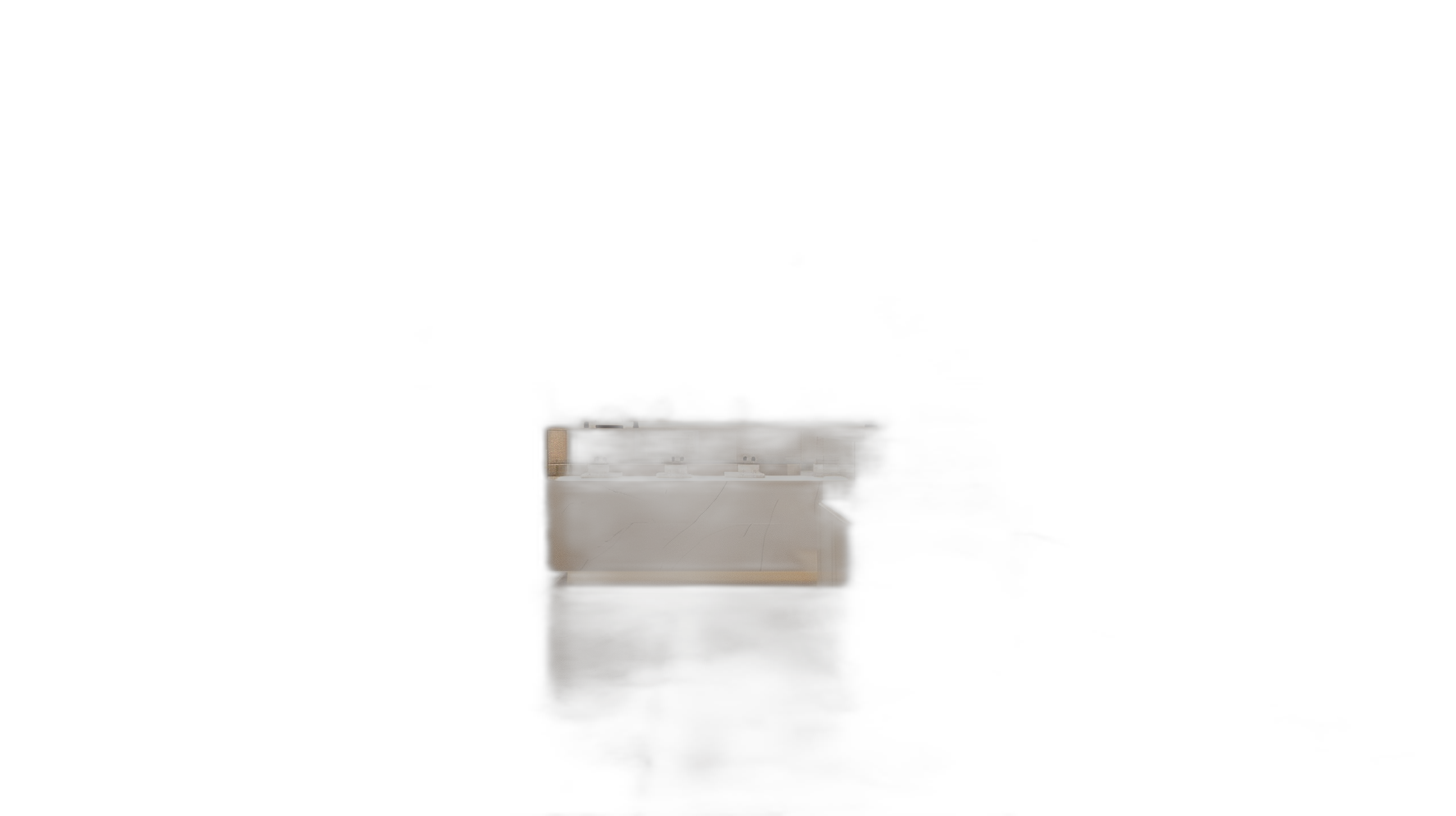 A translucent small plastic box floating in pitch black space, lit from the front, centered, studio photography, hard light source, hyper realistic, high resolution, high detail, shot on Sony Alpha A7 III in the style of Sony Alpha A7 III.