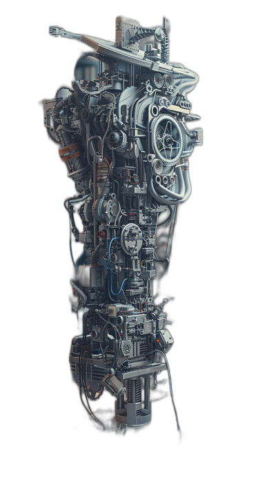 3D illustration of an extreme closeup cutaway view from the side of robot parts, on black background, by [Nick Veasey](https://goo.gl/search?artist%20Nick%20Veasey) and [Artgerm](https://goo.gl/search?artist%20Artgerm), hyper detailed