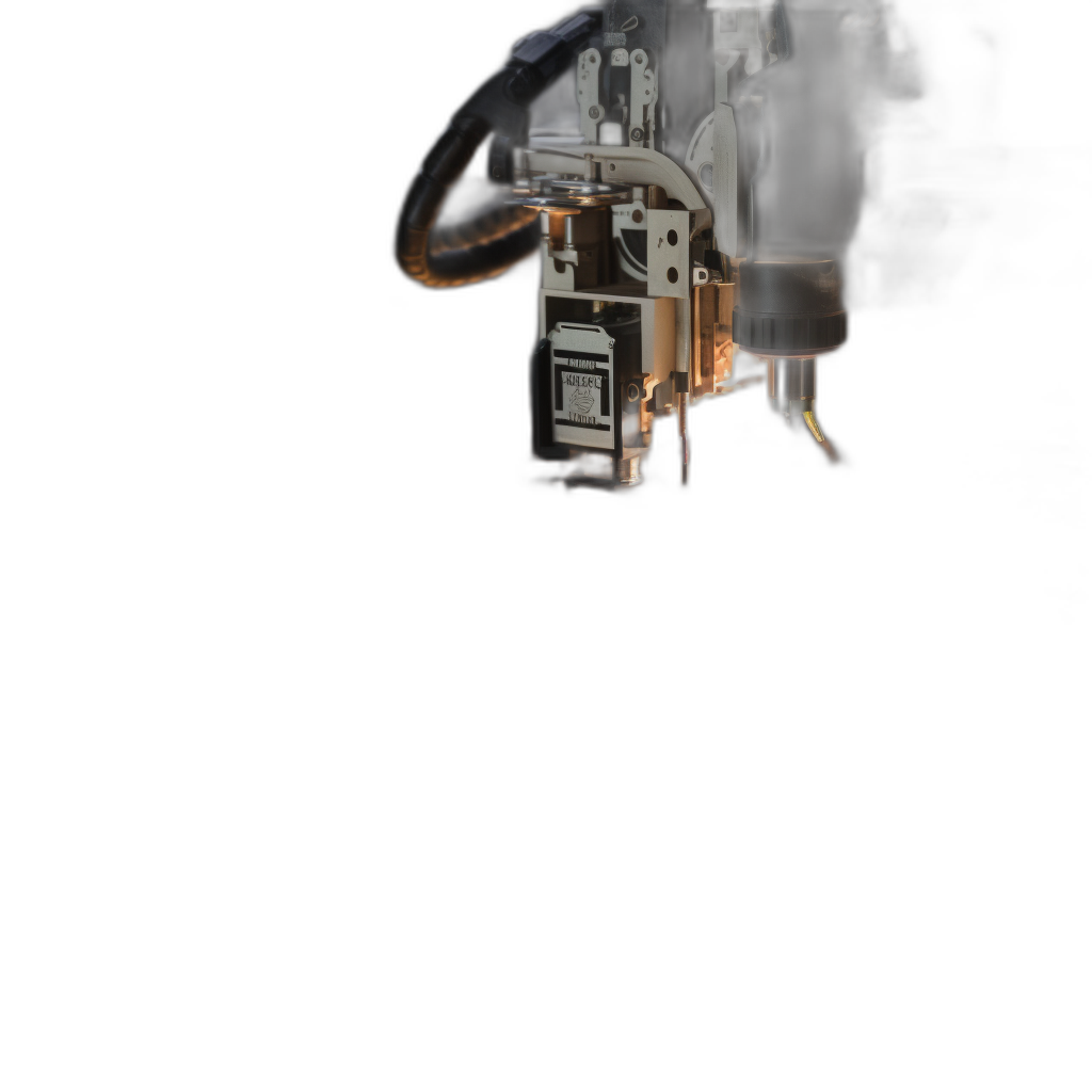 Closeup of an electronic device being used to orbit the space station, against a black background, in the photorealistic style of hyperrealism, with a cinematic and volumetric light, rendered in Octane.