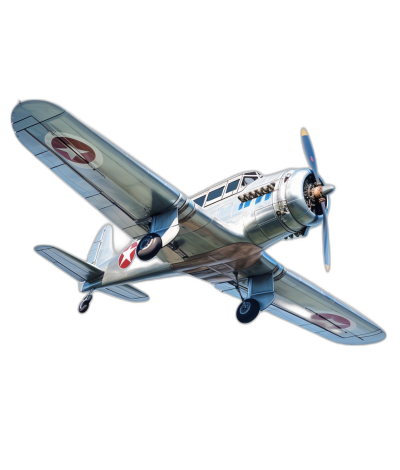 a vintage japanese war plane, flying in the air, on black background, vector art, 3d render, high resolution, high detail, high quality, high definition, hyper realistic, hyper detailed, hyper photorealistic, high dynamic range