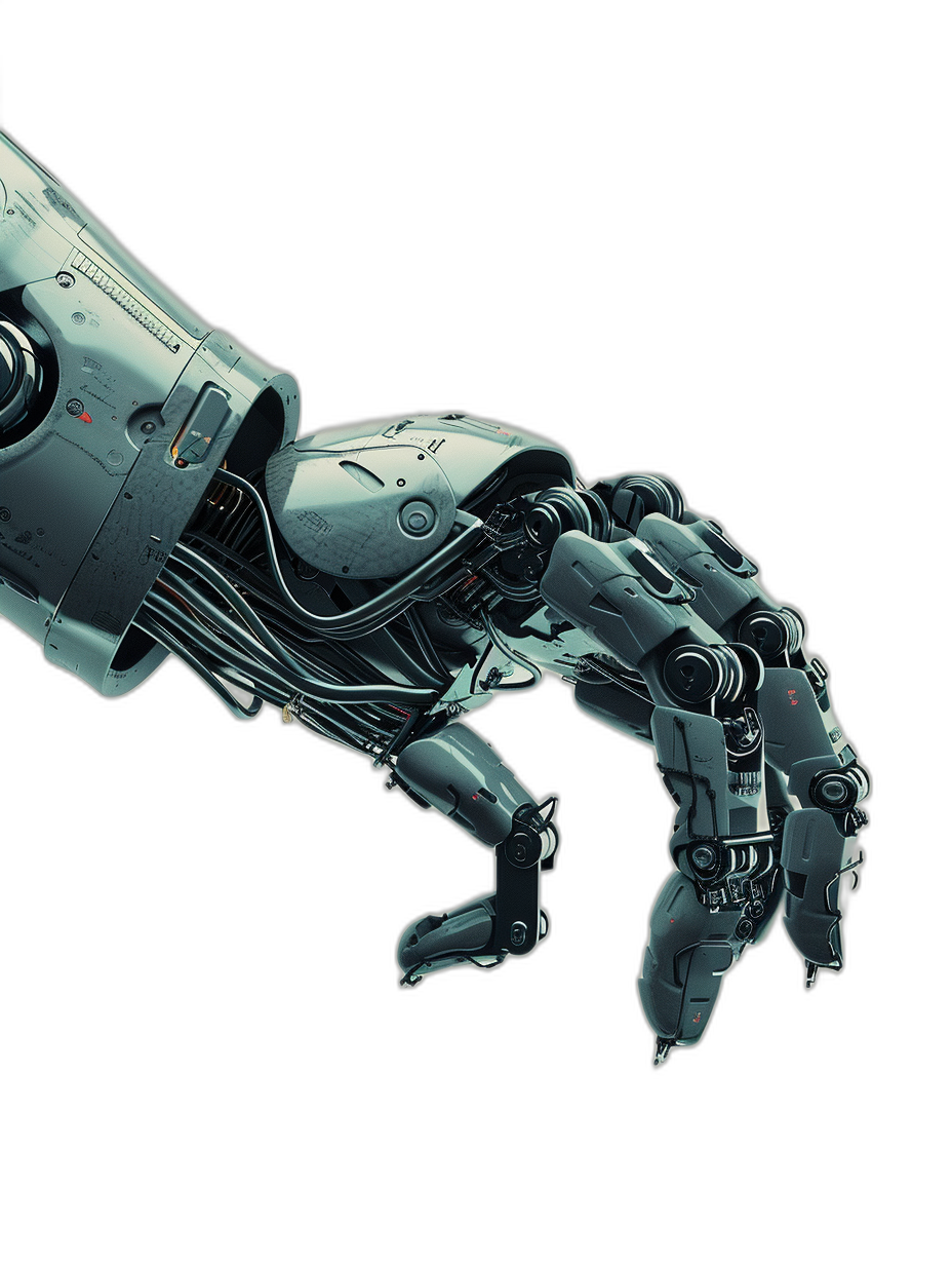 robot hand, black background, illustration style, vector graphics, in the style of cyberpunk art, robotic arm, mechanical details, high resolution, high quality, high detail, high contrast, high sharpness, hyper realistic, hyper detailed, hyper colored