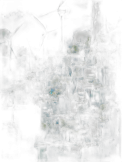 dark fantasy cityscape, glowing bioluminescent moss and crystals in the dark sky ruins of an ancient civilization on top of a mountain with black stone walls, dark blue glow, mossy green plants, shadowed figures floating around in darkness, black background, concept art rough sketch style in the style of dungeons & dragons and [Greg Rutkowski](https://goo.gl/search?artist%20Greg%20Rutkowski)