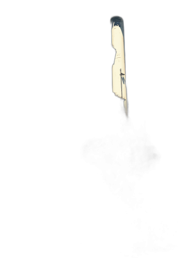 silhouette of an old man in the top right corner, seen from behind, inside his house at night. The silhouette is made by light and shadow on black background. In front there's an open door leading to darkness. Black Background. Minimalist art style.