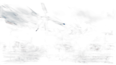 Dark sky, blurred dark blue light effects on the left side of the screen, dark city silhouette in the background, blurry, low angle, closeup view of a dark environment filled with smoke, low saturation colors in the style of game concept art. Rendered using Unreal Engine. High definition quality.