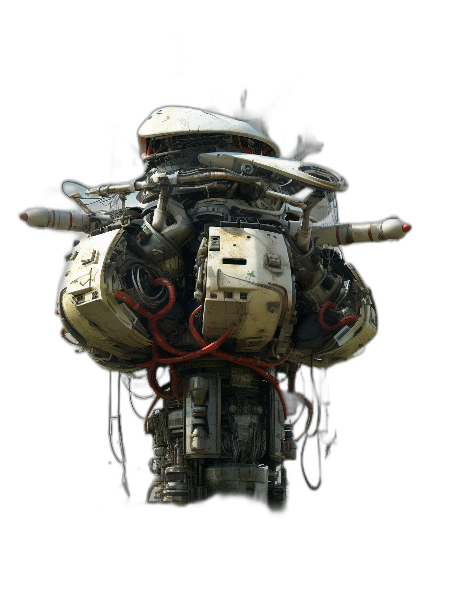 A large mechanical robot with an airlock on its back, shown from above, against a black background, concept art in the style of [Craig Mullins](https://goo.gl/search?artist%20Craig%20Mullins), an illustration created in a 2D style.