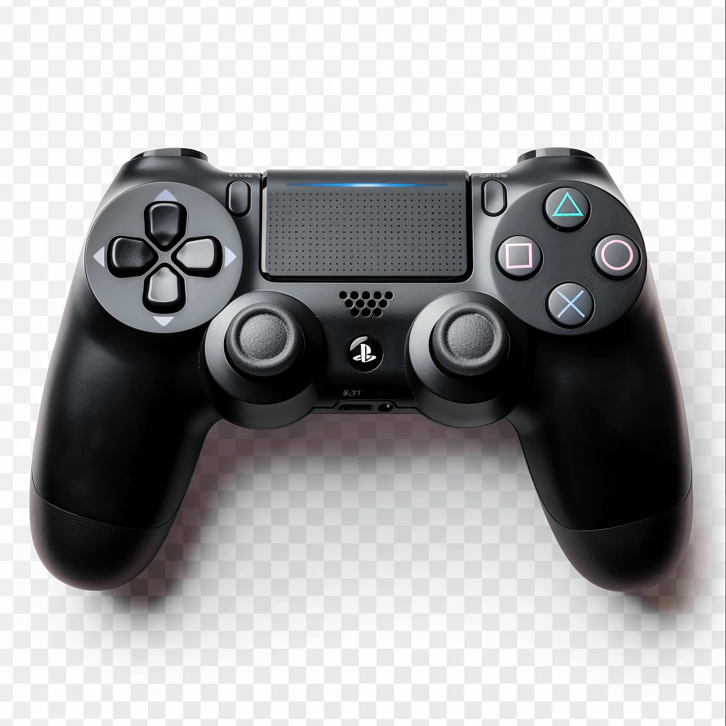 playstation controller, transparent background, png file with white background, png,