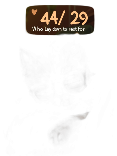 The screen of an iPhone showing the number "4/29" in light brown, with text below saying "Who lay down to rest for", on a dark background, in a close-up shot. The overall tone is warm and romantic.